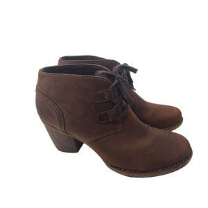 Clarks Women's Lace Up  Ankle Boots Brown Size 12